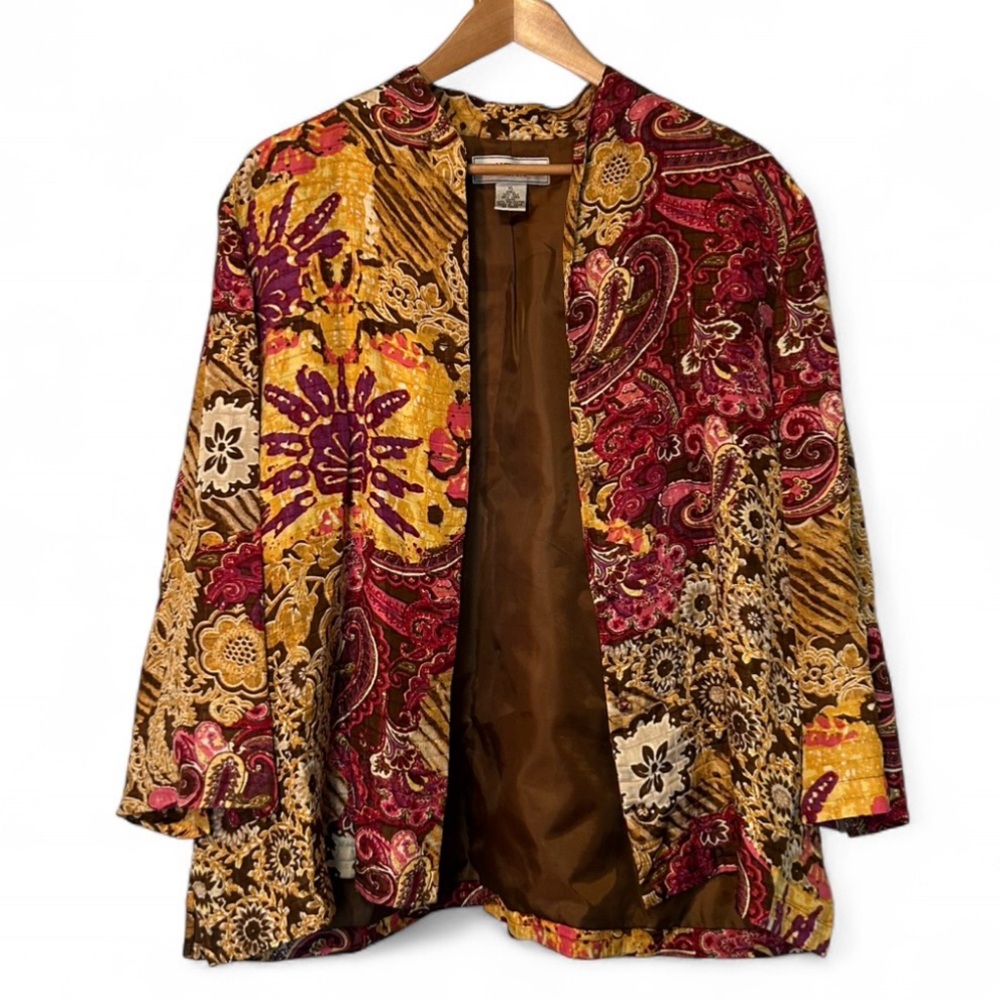 Vintage Bohemian Nexx Silk Linen Jacket